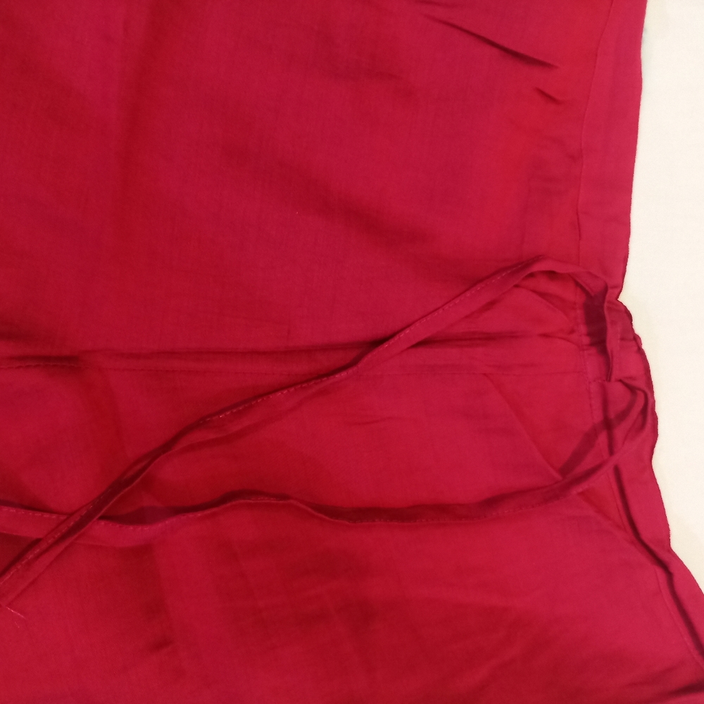 Designer embroidered muslin kurta dupatta bottom set (size xxl) - Picture 5 of 14